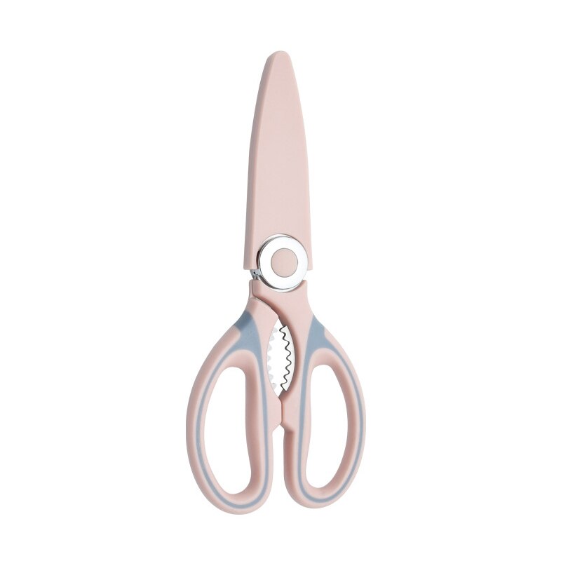 Keuken Schaar Koken Vis Vlees Schaar Sup Sharp Rvs Multifunctionele Premium Schaar Keuken Accessoires Gadgets: Nordic Pink