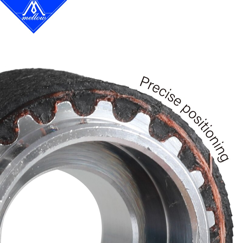 dolce Cinghia sincrona per ingranaggi EPDM cancelli-LL-2GT ad alta temperatura GT2 Larghezza 6MM 9MM 10MM Cinghia dentata per stampante 3D scatola Voron BLV