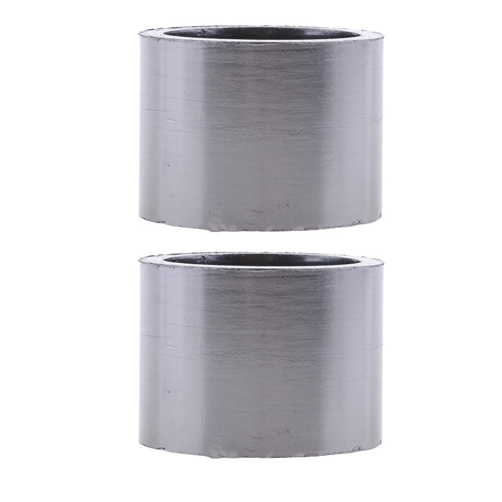 Junta de escape de motocicleta, silenciador de unión y tubos de bajada OD48mm ID38mm, 2 uds.