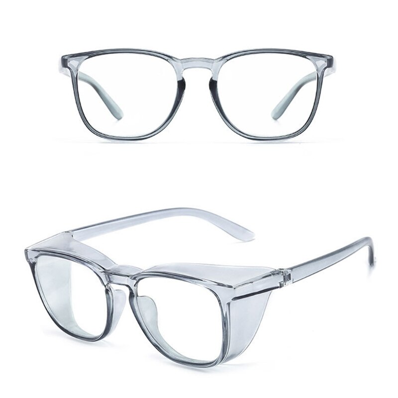 Transparent Vented Safety Goggles Clear Eye Protection Anti Fog Glasses Protective Anti Dust Eyewear Lab Workplace Outdoor Ridin