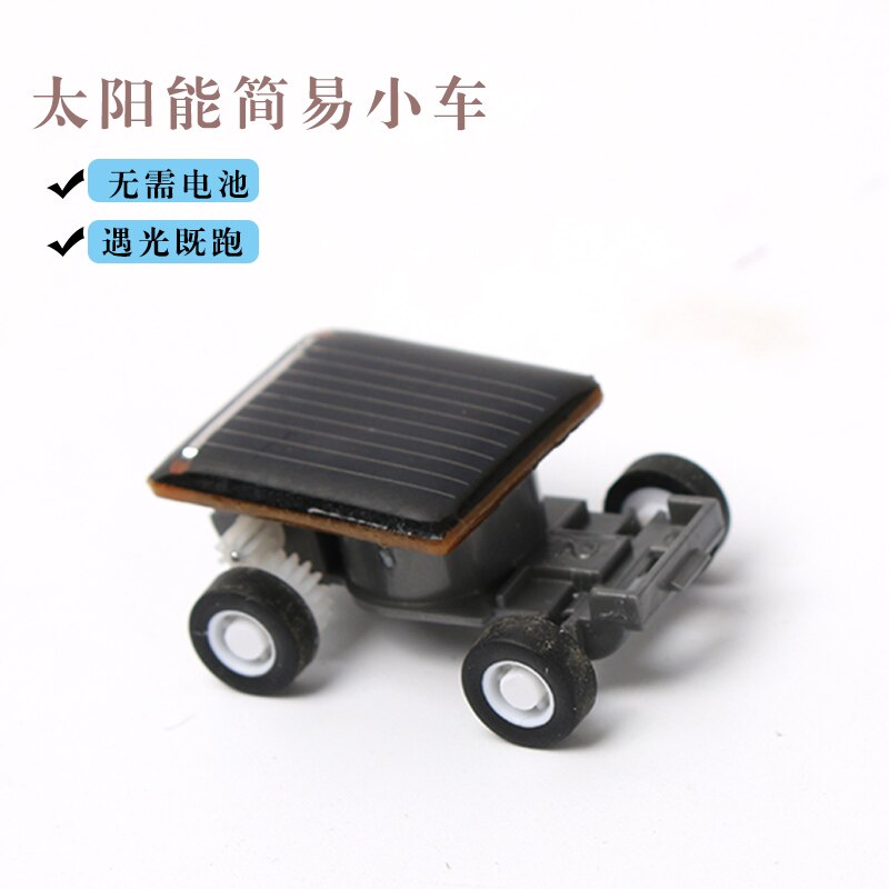 Zonne-energie Aangedreven Auto Diy Wetenschap En Technologie Kleine Uitvinding Stem Educatief Wetenschap Experiment Leren Lab Speelgoed Zon