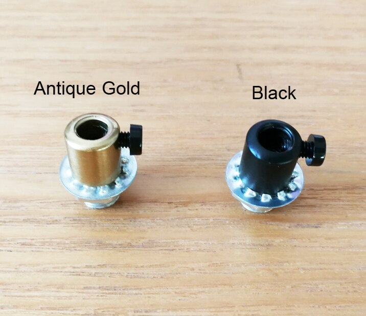 10pcs/ lot, D12*H13mm M10 threaded wire lock metal cable grips Cable Glands Connectors with M4 screw cable strain relief