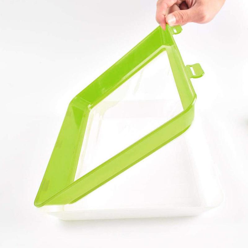 Plateau magique de stockage des aliments frais, 1 pièce, conteneur élastique de conservation des aliments plateau de conservation des aliments cuisine couverture créative pour micro-ondes I D2V8