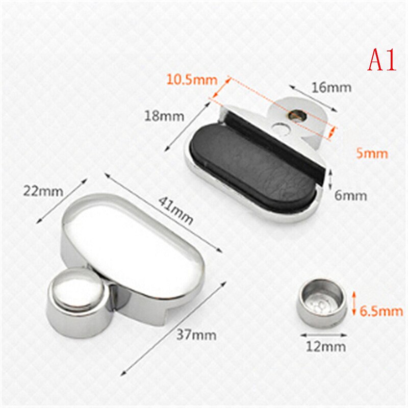 1PC Hinged Bathroom Mirror Glass Fixed Accessories Advertising Plate Glass Clamp Fixed Clip Mirror Fixed Fitting