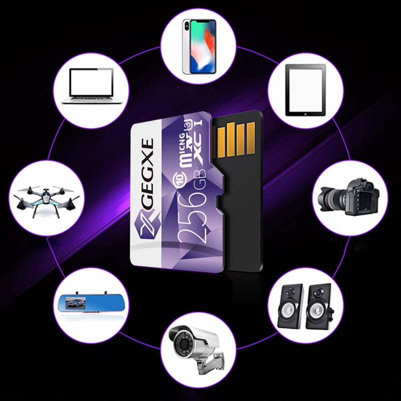 XGEGXE A1 Memory Card 256GB Micro sd Card 128GB 64GB 32GB 16GB 8GB Class10 95MB/s UHS-1 U1 U3 V30 TF/SD Card C10