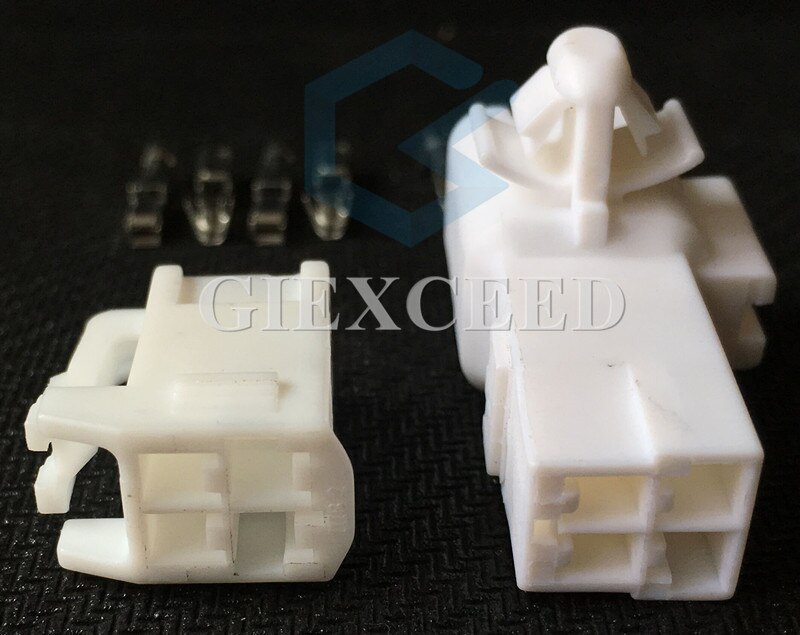 2 Sets 4 Pin 6520-0349 7282-1042 Automotive Electrical Connector Air Bag SRS Socket Air Spring Plug 90980-10795 For Toyota Lexus