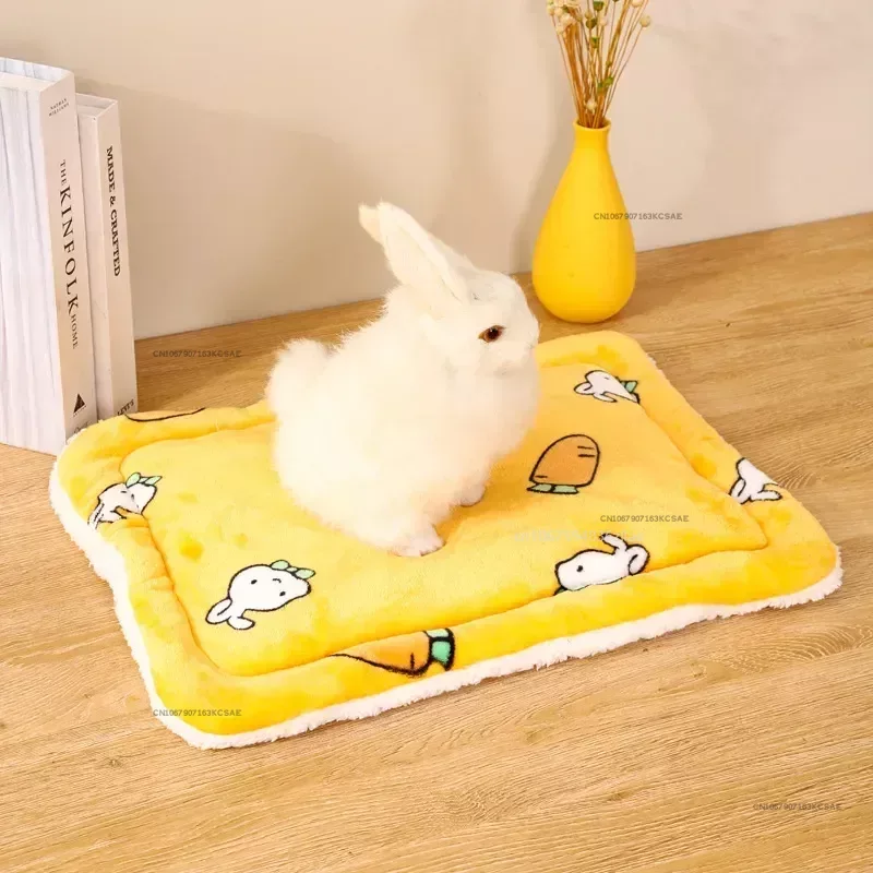 Polymère de lit doux pour petits animaux, accent de maison, accessoires pour lapin chinchilla, overd'inde, écureuil SLaura , hiver