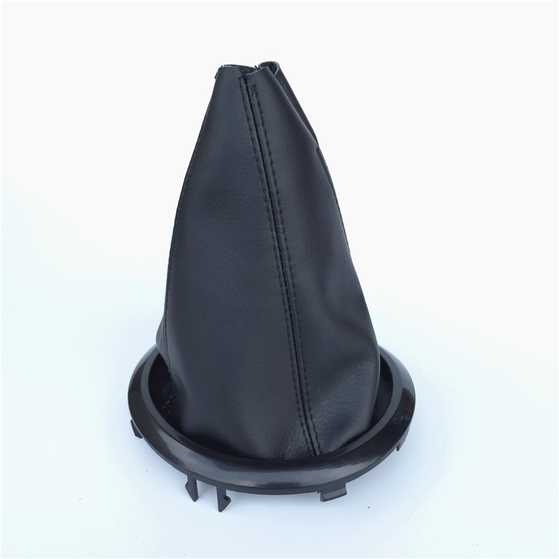 Pomo de cambio de marchas para Suzuki Swift MK2, cubierta antipolvo, marco de cuello, puntada roja/negra, 2005, 2006, 2007, , ,