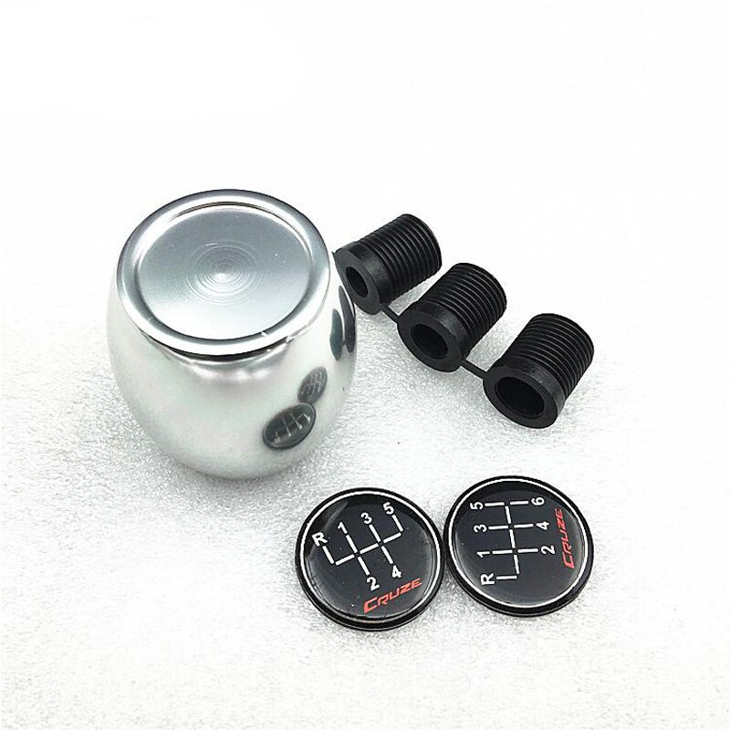 Auto Car 5/6 Speed Manual Lift Up Reverse Gear Shift Knob Aluminum Gearstick Lever Shifter Heads