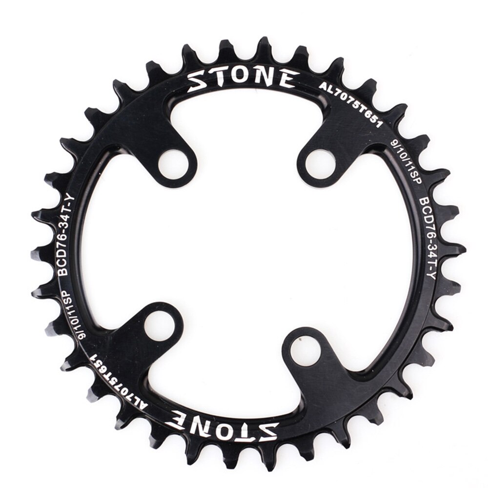 Plato de bicicleta de piedra 76 BCD 76mm, círculo para MTB, reemplazo de anillo de cadena, Dientes anchos angosto, escalada, anillo de rueda dentada