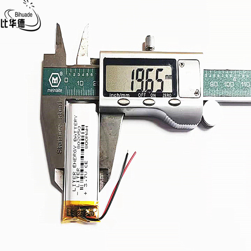 Batteria da litro 3.7V 800MAH 802050 batteria ricaricabile LiPo ai polimeri di litio per Mp3 cuffie pad DVD fotocamera bluetooth