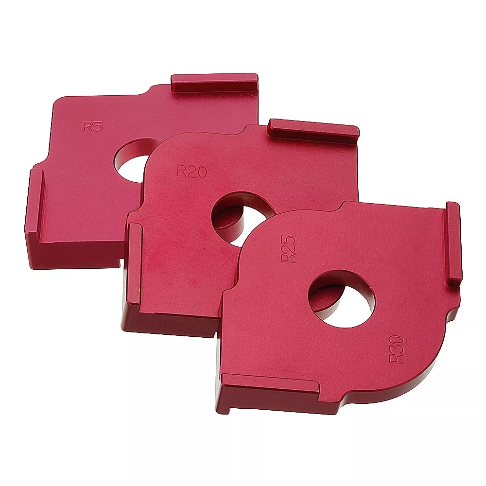 Drillpro Wood Panel Radius R5-R30 Quick-Jig Router Table Bits Jig Corner Template Woodworking Tool