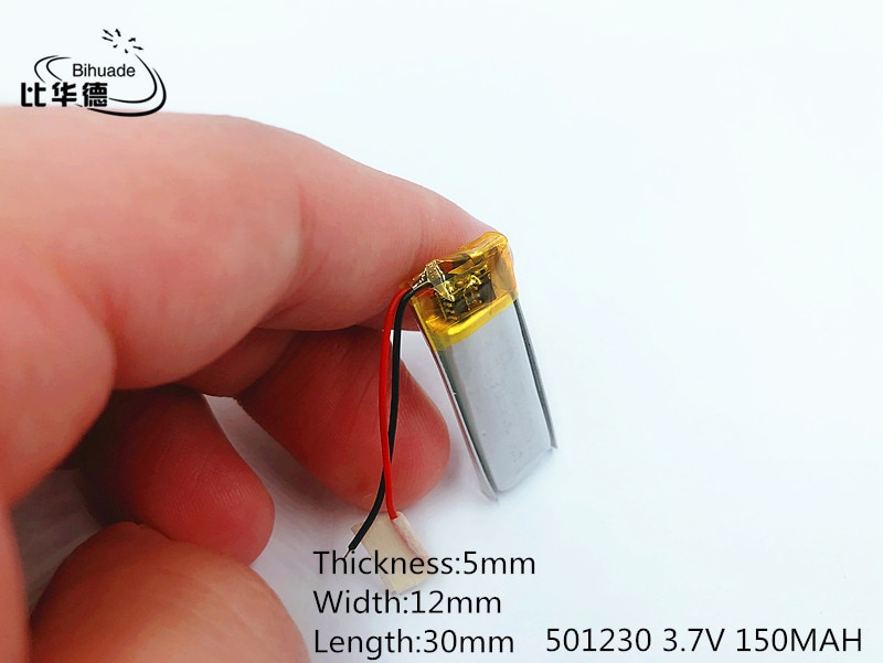 Li-Po 1 PCS 051230 501230 150 MAH BT150 Headset 3.7 V lithium polymeer batterij