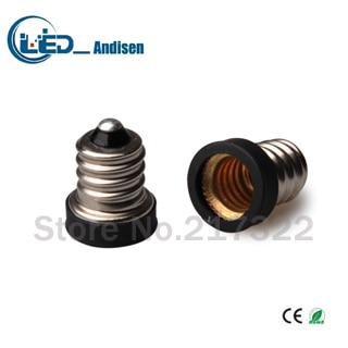 E12 to e10 adapterkonverteringsstikmateriale brandsikkert materiale  e12 adapteradapterlampeholder
