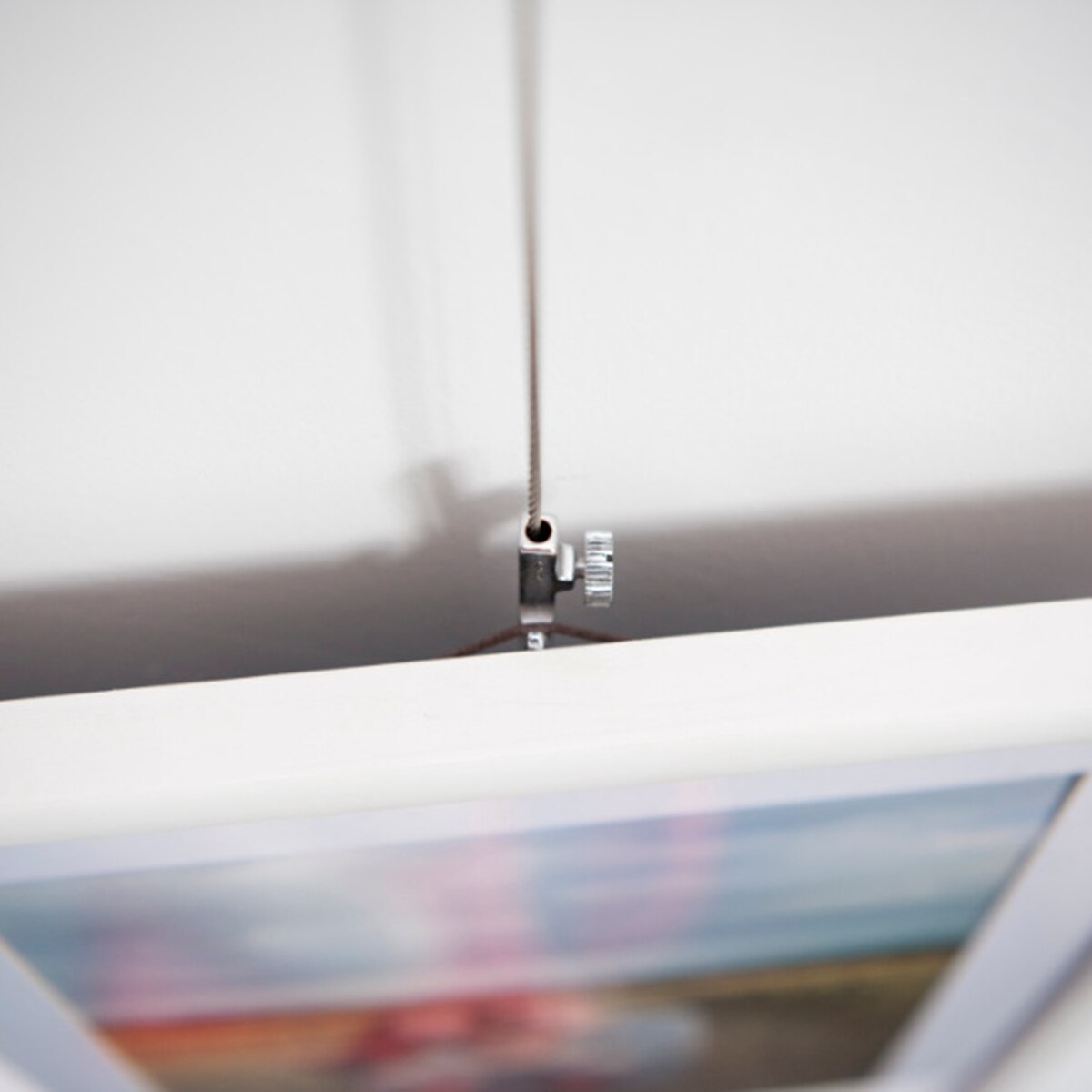 10pcs Zinc Alloy Picture Hanging System Hangers Adjustable Self-locking Fastener Photo Screw Hooks for 1.5-2mm Cable