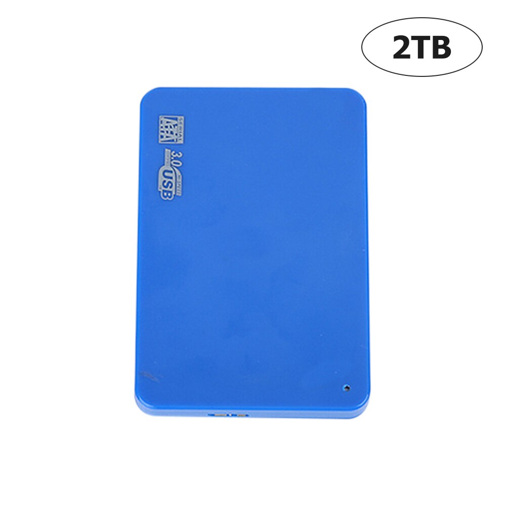 2.5inch External Hard Drive USB 3.0 500GB 1TB 2TB Storage HDD External Hard Disk Portable HD Hard Disk For Desktop Laptop Mac: Blue / 2TB