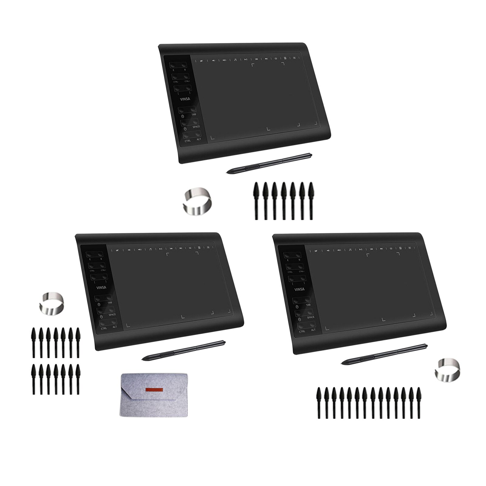Office Digital Graphics Drawing Tablet Board 8192 Level Stylus Notepad