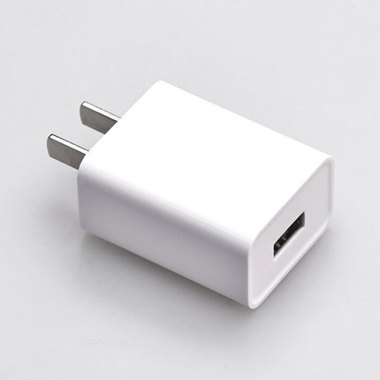 Charging head universal for mobile phone, flat iPad Apple charger, USB plug, 1A charge white and black
