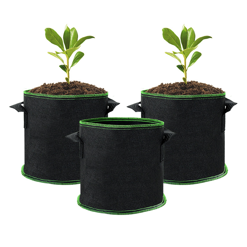 2/3/5/7/10 Gallon Grow Bags Fabric Grow Container Bag Pot Vegetable Strawberry Tomato Growing Planter Garden Flower Planting Pot