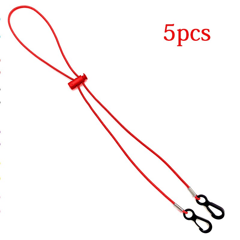 Verstelbare Gezicht Maskers Lanyard Vrouwen Cordon Para Mascarilla Maskers Extenders Zwarte Maskers Opknoping Haken Voor Kids Gezicht 95: Red