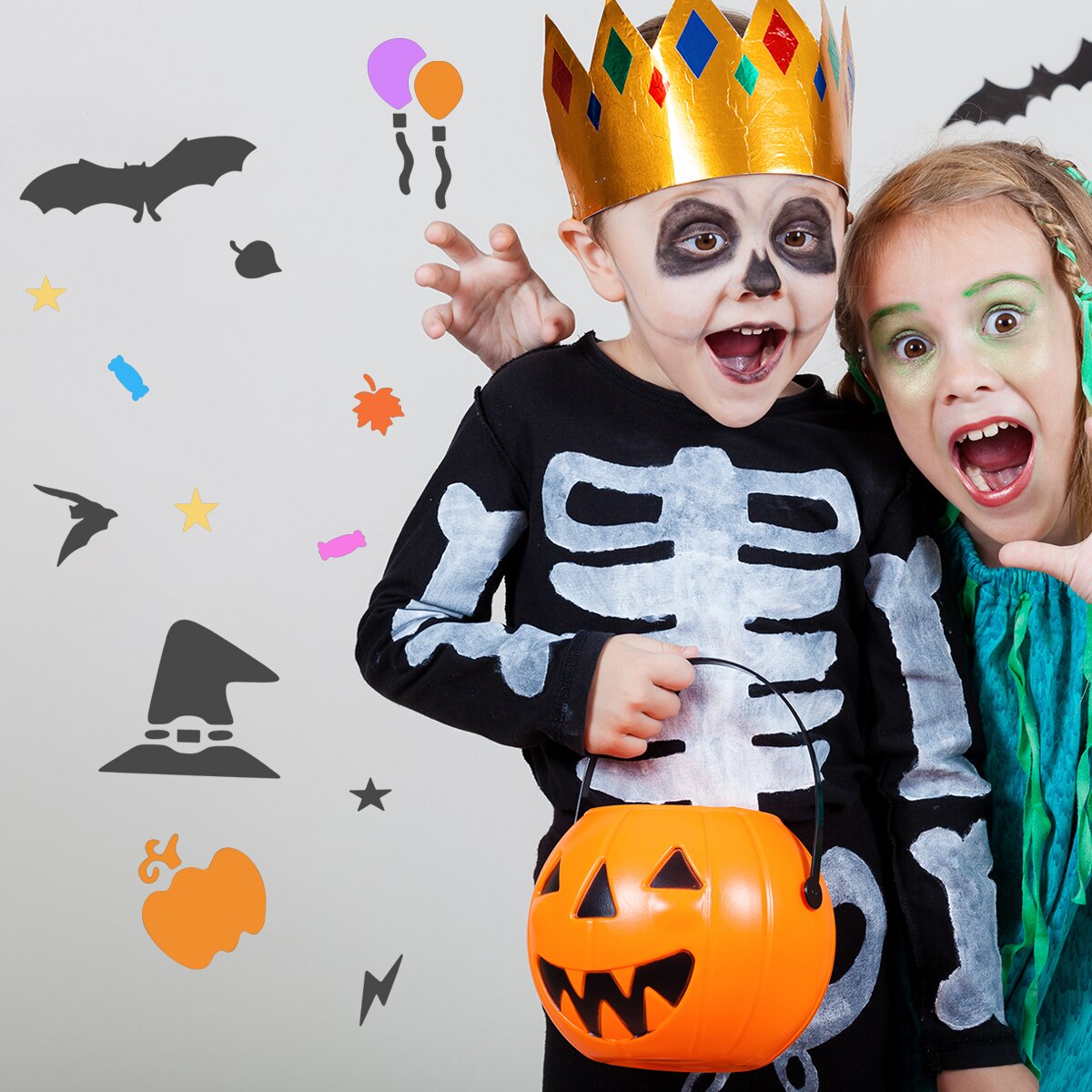 15pcs Halloween Stencil Painting Templates Drawing Template (Random Style)