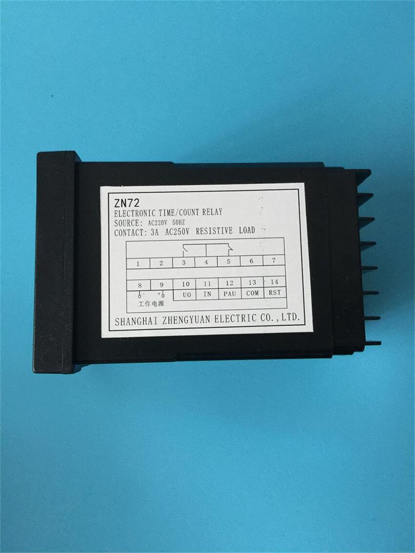 Tacómetro con contador de tiempo, instrumento inteligente ZN72 HB72 con contador reversible