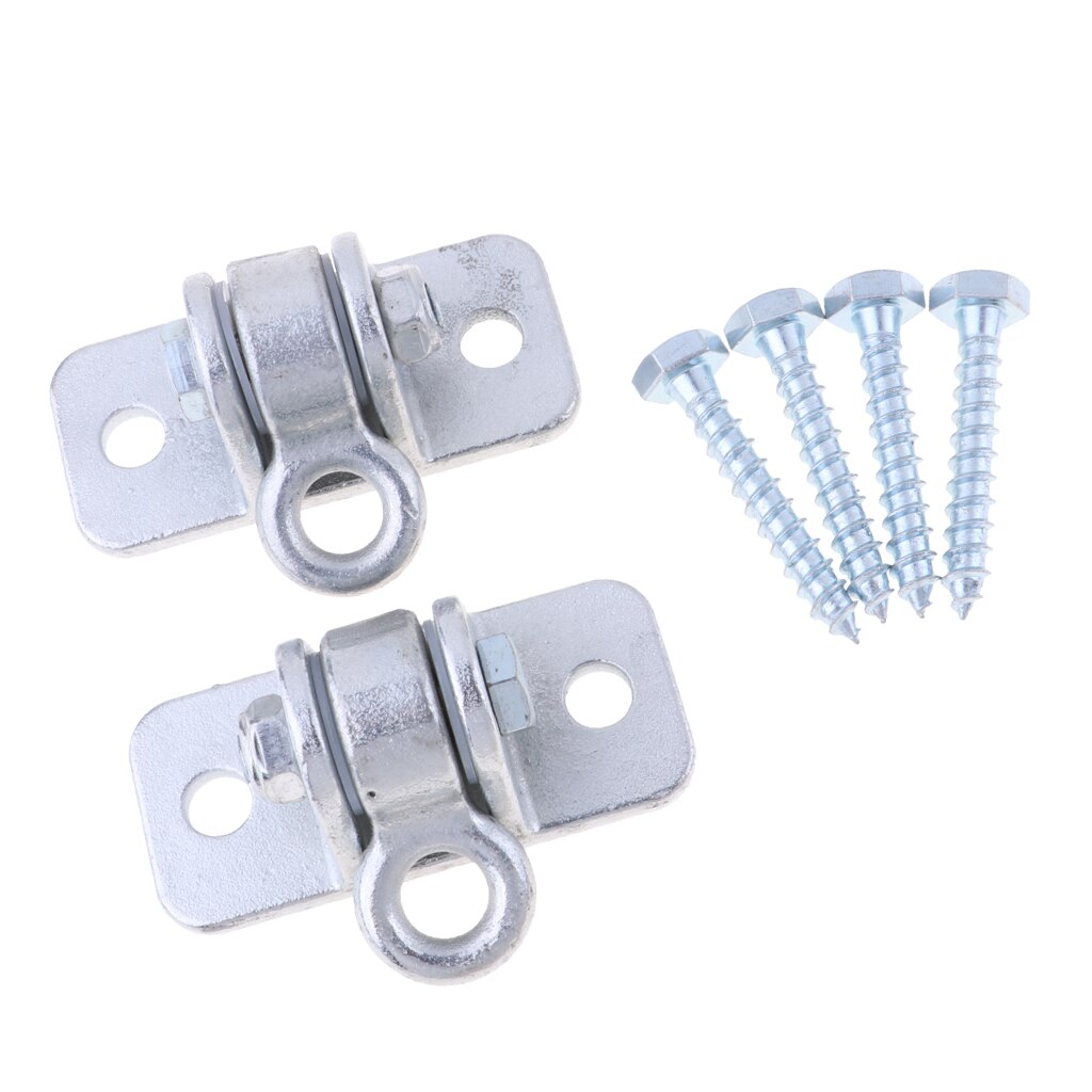 2 st slitstarka gunghängningssatser bra bärande hängmatta krokar med 4 bultar lämpliga för gungor tunga väskor