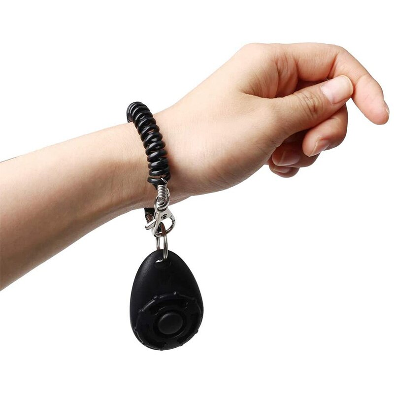 Clicker de entrenamiento para perros, con correa para la muñeca, para cachorros, gatos, aves, caballos y animales