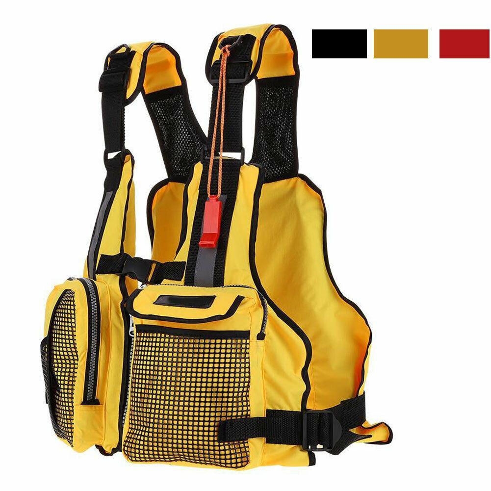 Adult Outdoor Swimming Life Jacket Adjustable Adult Kayak Rafting Canoe Boating Swimming Buoyancy Life Jacket Vest