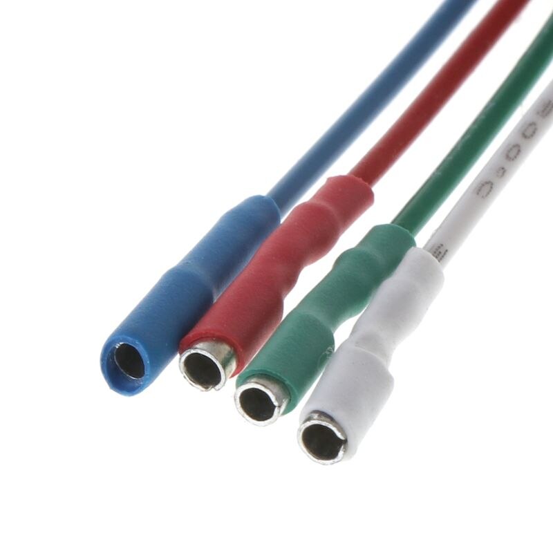 4 stk universelle sølvkabler ledningskabel kabel 50mm til 1.2-1.3mm pinner dreieskive phono hodeskall tonearm