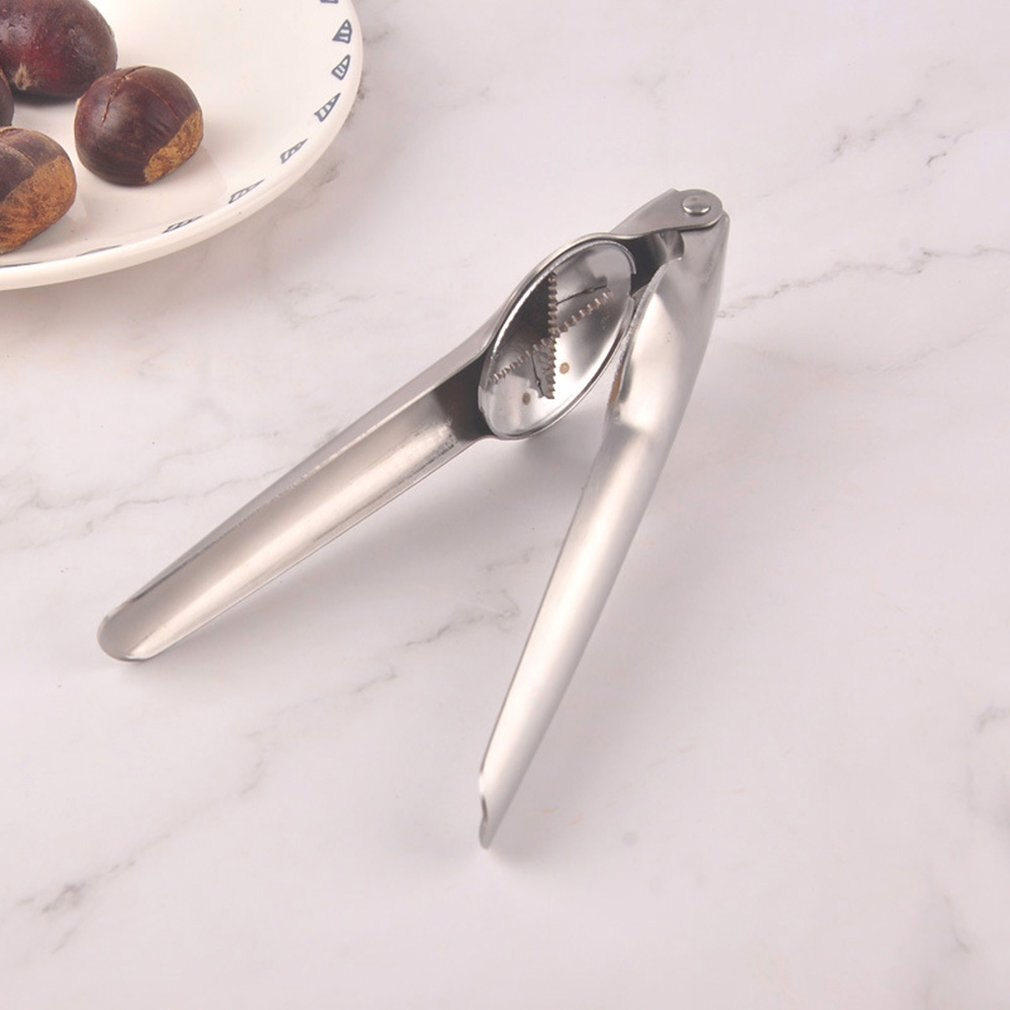 Abridor de nueces de acero inoxidable, herramienta de cocina con pinza para nuez, abridor de nueces, utensilios para cortar