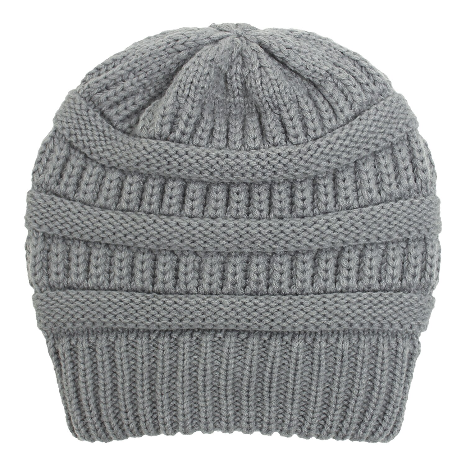 Gorro de lana con forro de satén para hombre y mujer, gorro de lana forrado de seda, holgado, cálido, para invierno