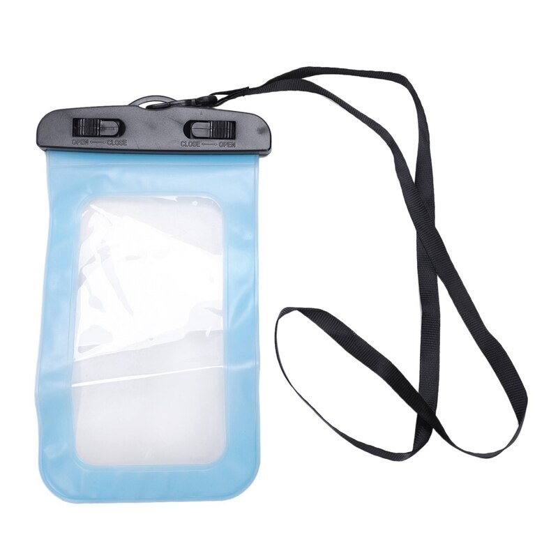 Universal Waterproof Swimming Bags Pouch Cell Phones Portable Bag Convenient To Use Lightweight Useful: Blue
