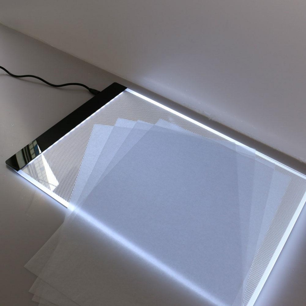 Tablette légère Ultra mince de 3.5mm, tampon de lumière LED a4, tampon de lumière LED de point de croix de peinture de diamant