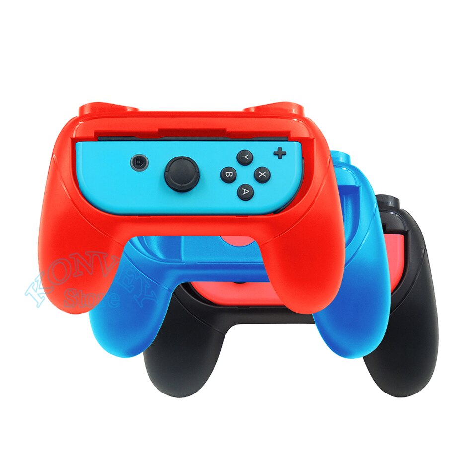 2 stuks nintendo switch-accessoires: stuurwielen, handgrepen, houder, links en rechts, joy-con voor nintendo switch, ns nx-controller