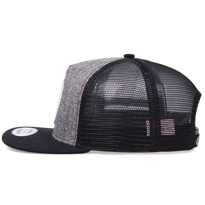 Casquette de baseball pour hommes, chapeau d'été en maille respirante à bord plat, casquette de hip hop, casquette à rabat pour femmes casquette femme chapeau homme