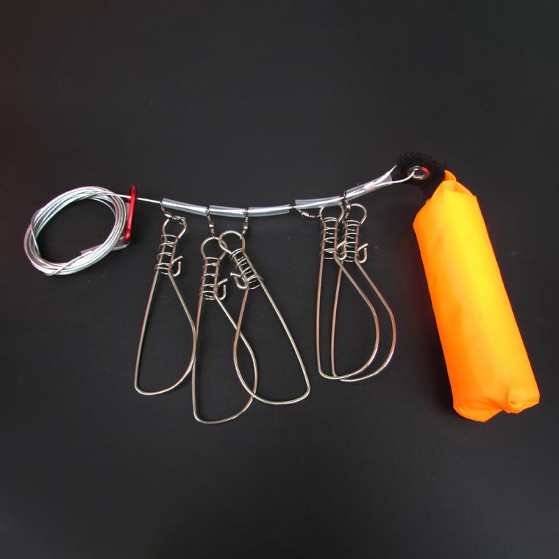 Cordon Pêche Inox Avec Boucle Et Moulinet – Pêche Au Vif – SODIAL