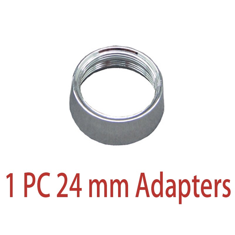 RGB LED Kitchen Faucet Glow Kitchen Tap Temperature Sensor Light Water Faucet 24x35mm 1/3/7 Colors Bathroom Kitchen Fixture: 1 PC 24mm Adapters