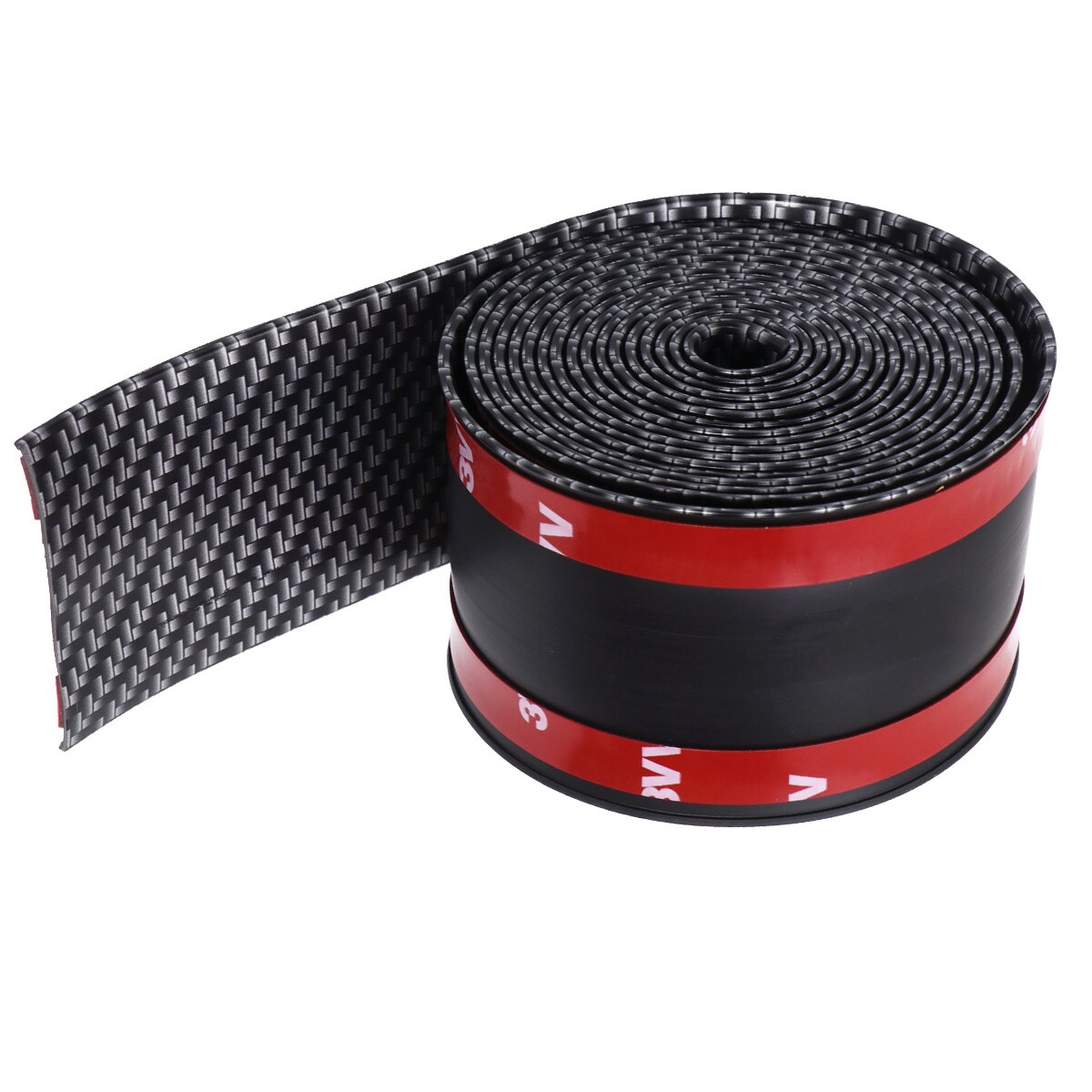 Auto Carbon Fiber Deur Smash Nuttig Duurzaam Auto Strip Bumper Auto Sticker Auto Sticker Voor Auto: 250x5CM