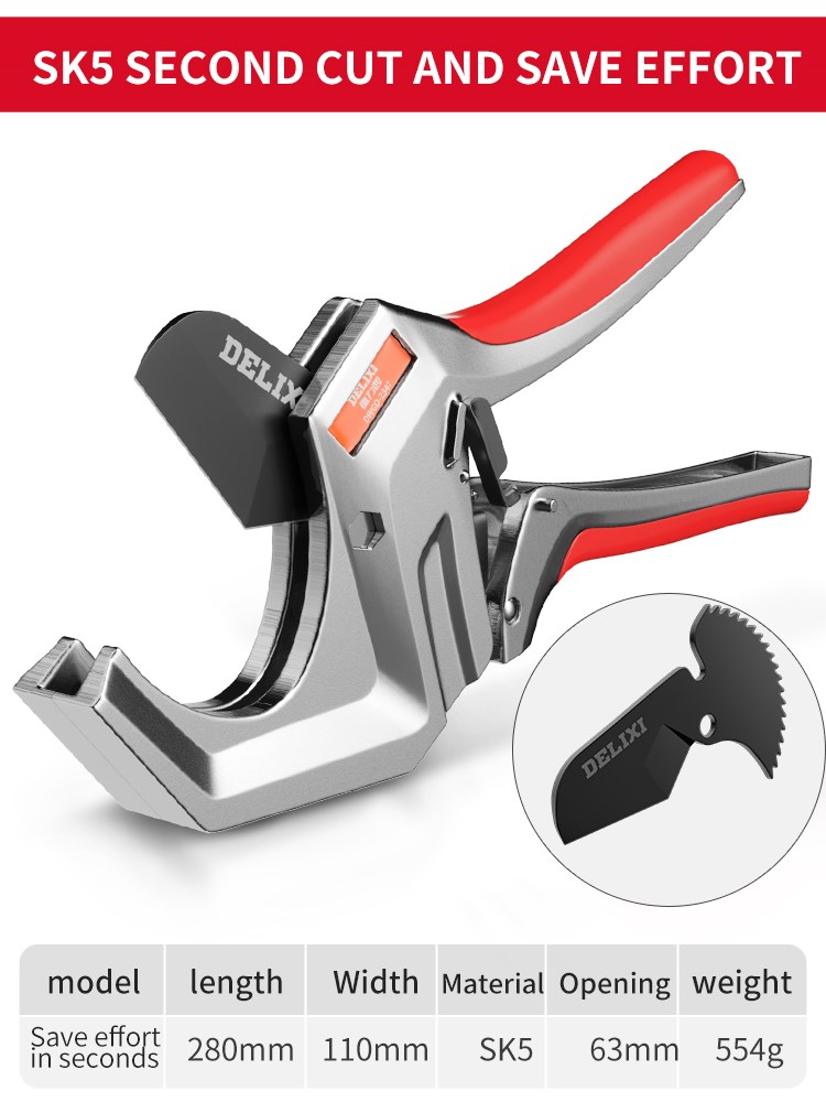 Tijeras PPR para cortar tubos de PVC, cortador de línea eléctrica, herramienta de corte de tubería de agua de fusión en , artefacto: Bigger Add blade