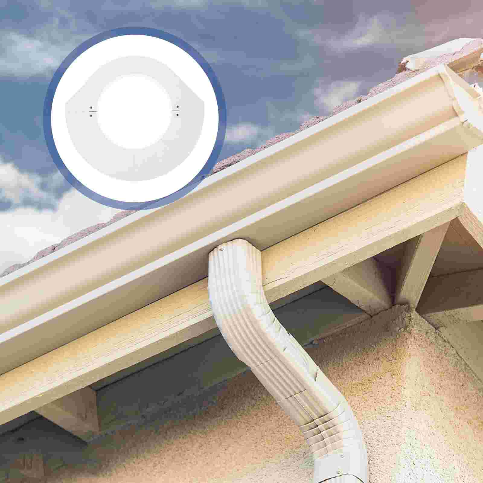 2 Pcs Drainage Pipe Plates PVC Water Pipe Plates Bathroom Pipe Drainage Plates