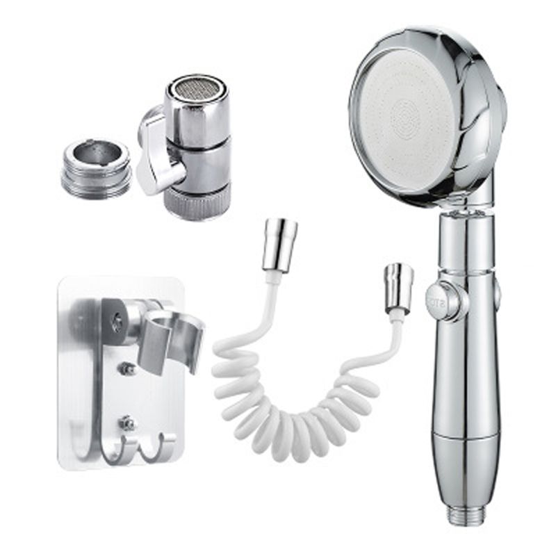 Bathroom Wash Face Basin Water Tap External Faucet Shower Flexible Nozzle Handheld Sprinkler Kit Home Accessory: C