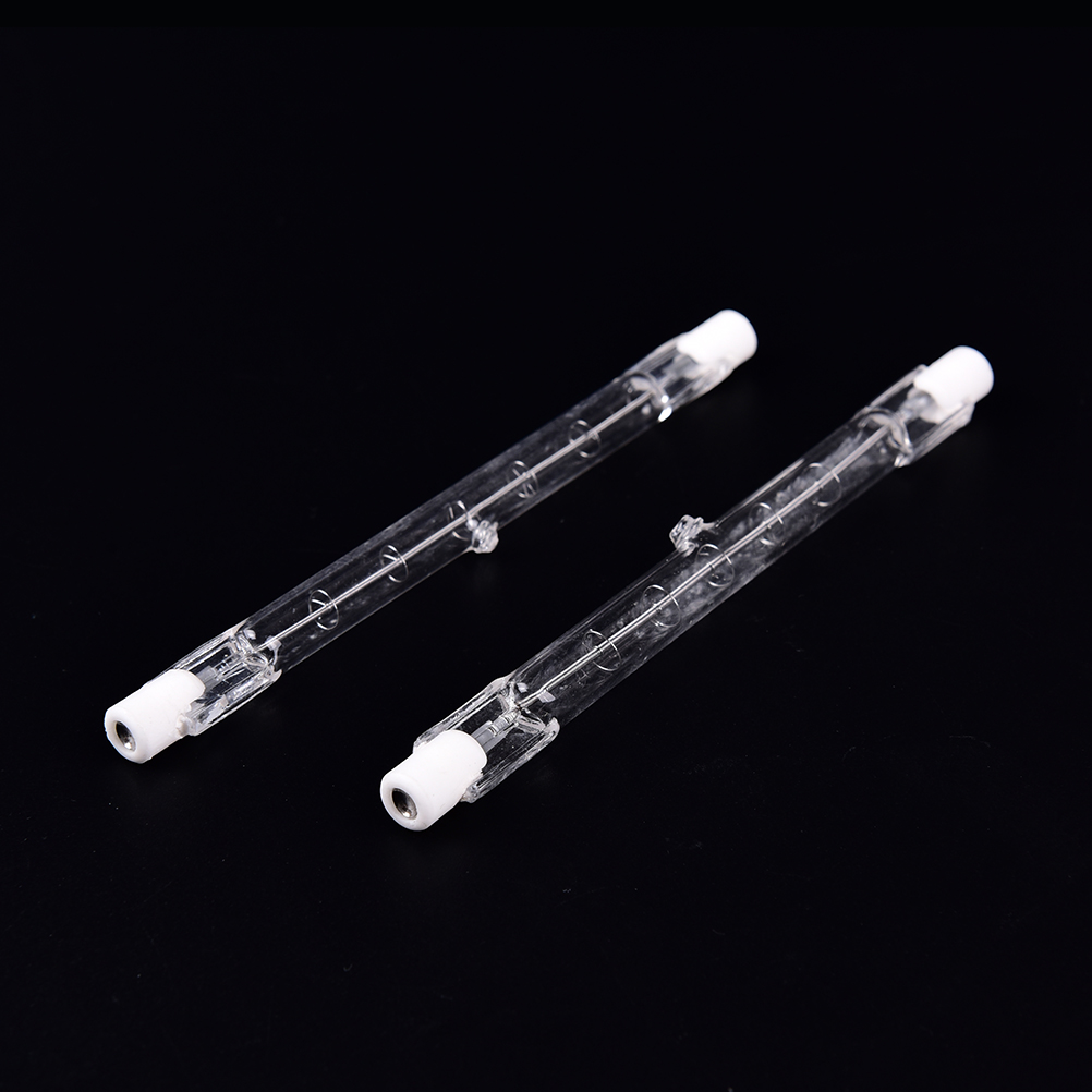 1pc 118mm r7s Halogens chein werfer Halogenlampe r7s Lampen 300w 220v-240v Halogenlampe Wolfram filament doppel endig linear