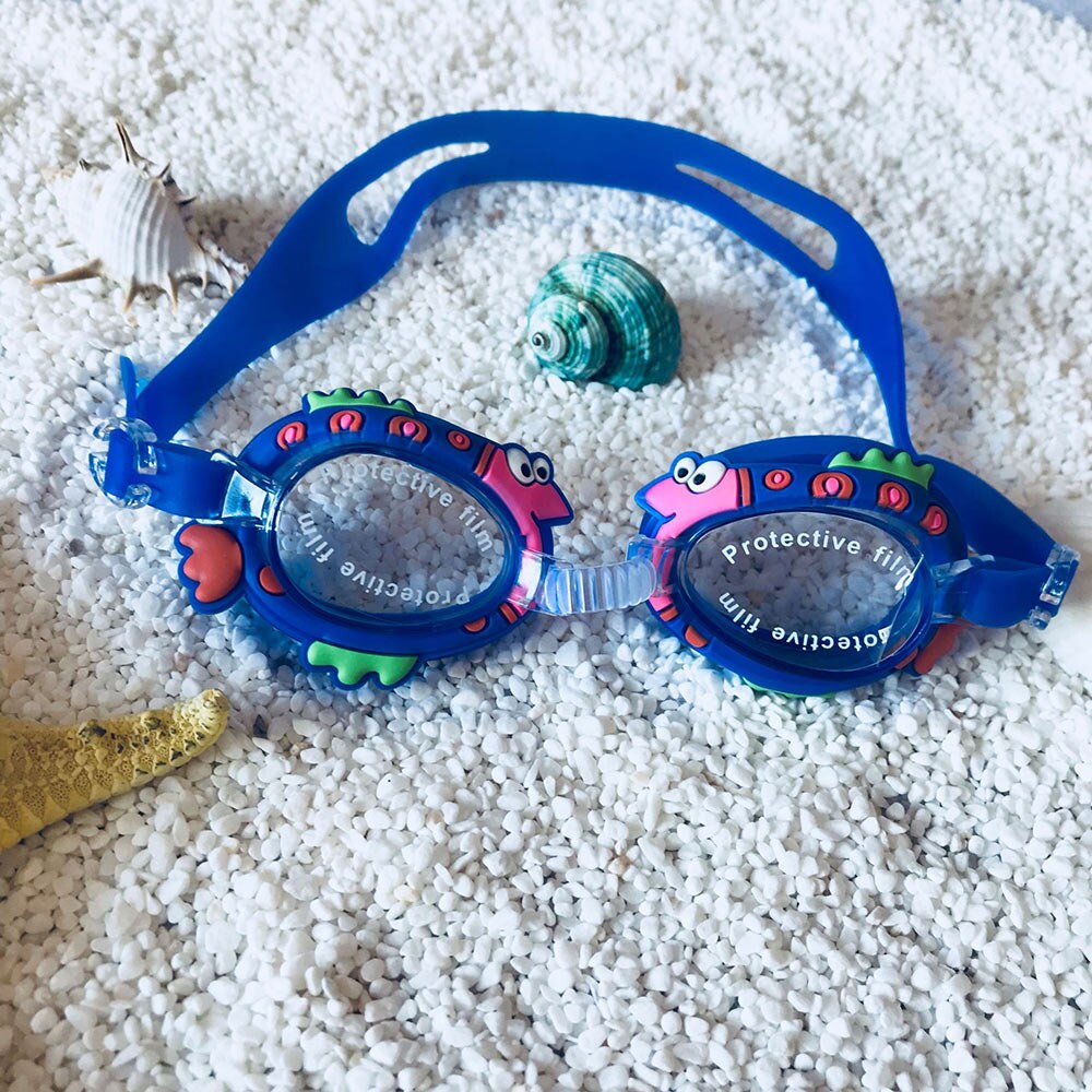 Børn svømmebriller børn anti tåge briller børn dykker briller drenge piger reducere blænding pool svømmebriller
