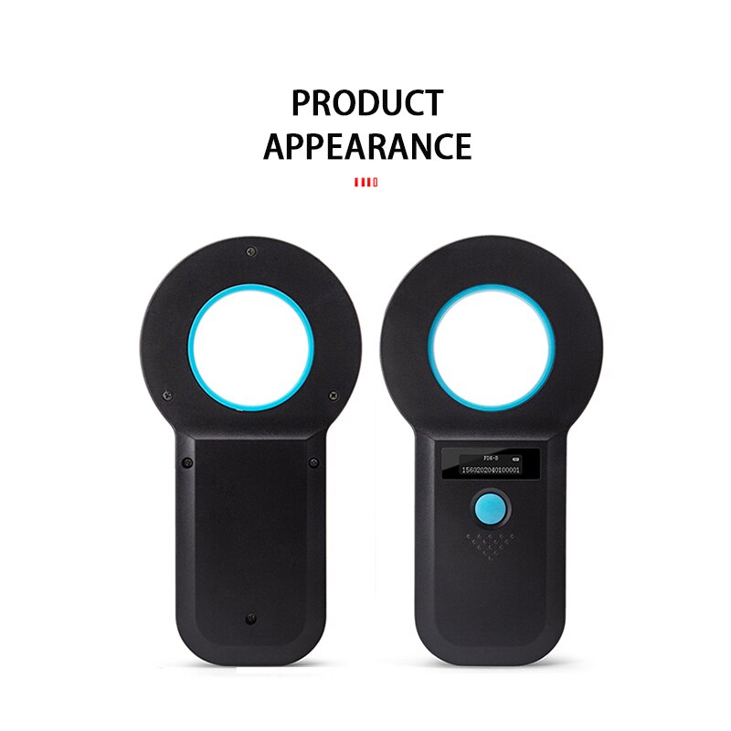 Usb Oplaadbare Microchip Handheld Reader Pet Id Reader Dier Chip Digitale Scanner Algemene Toepassing Voor Kat Hond Schildpad