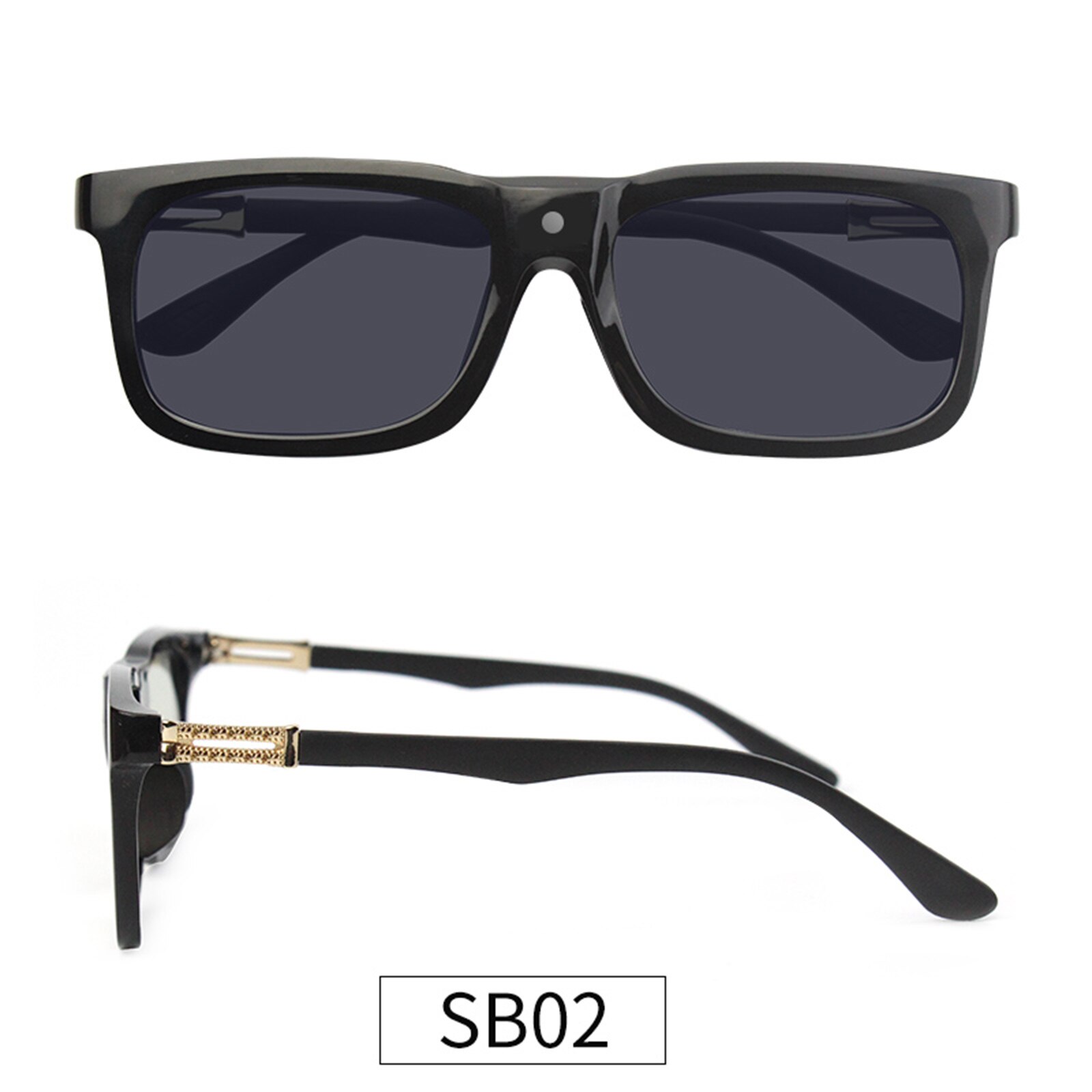 0.1 Second photochromic Polarized Sunglasses Men Discoloration Eyewear Anti Glare UV400 Sun Glasses Driving Goggles: SB02