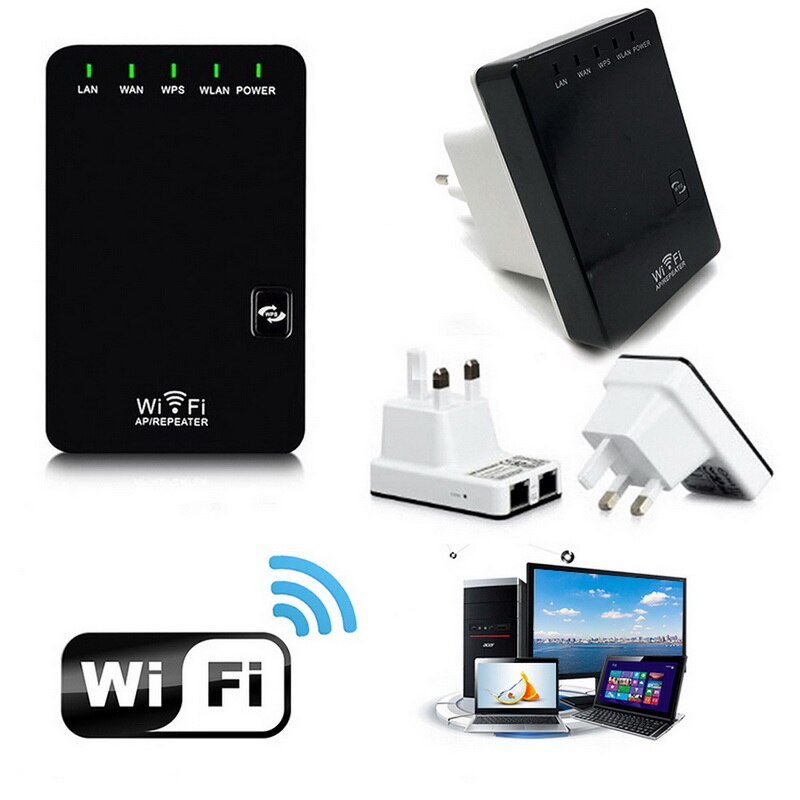 300 Mbps WiFi With Internet Signal Repeater Wireless AP Repeater Amplifier Home Network Supplies