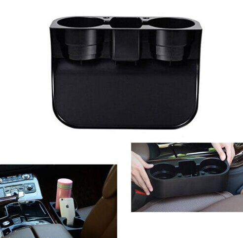Car Seat Seam Wedge Cup Holder Food Drink Bottle Mount Stand Storage Organizer