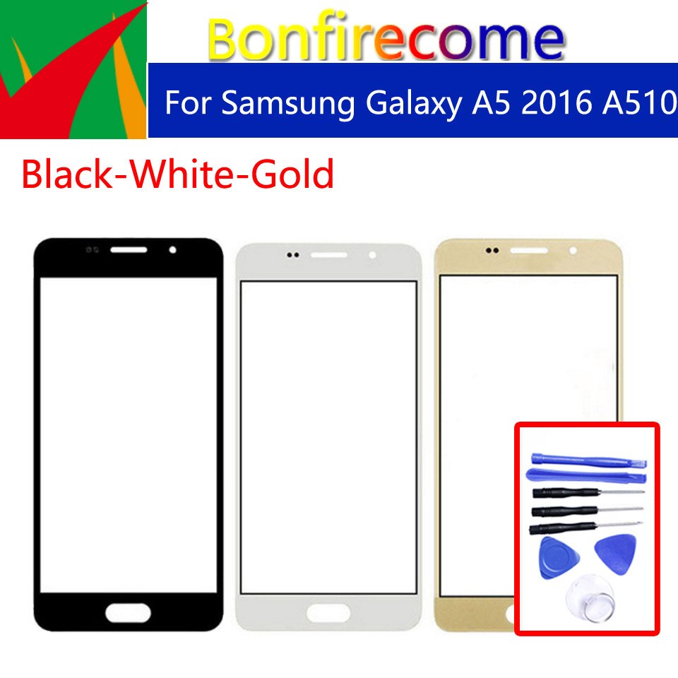 TouchScreen per Samsung Galaxy A5 2016 A510 Touch Screen pannello frontale lente in vetro esterno 5.2&quot;