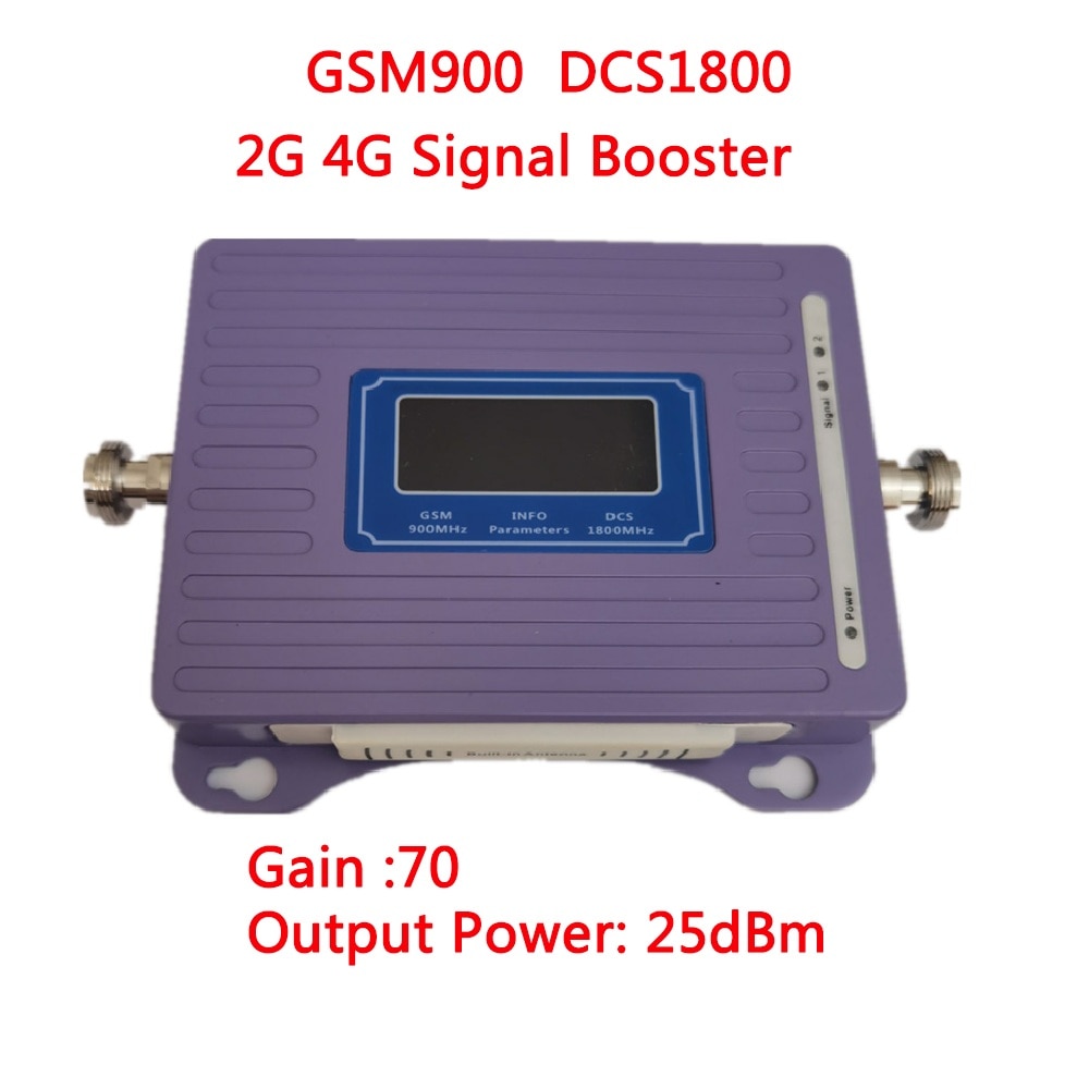 2G 4G Signal Booster GSM 900 4G LTE 1800 Repeater GSM 1800mhz Mobile Signal Amplifier Dual Band Cellular Amplifier booster